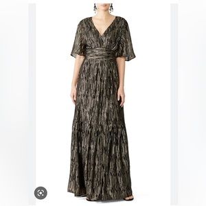 Ba&sh metallic nixon gown size 0